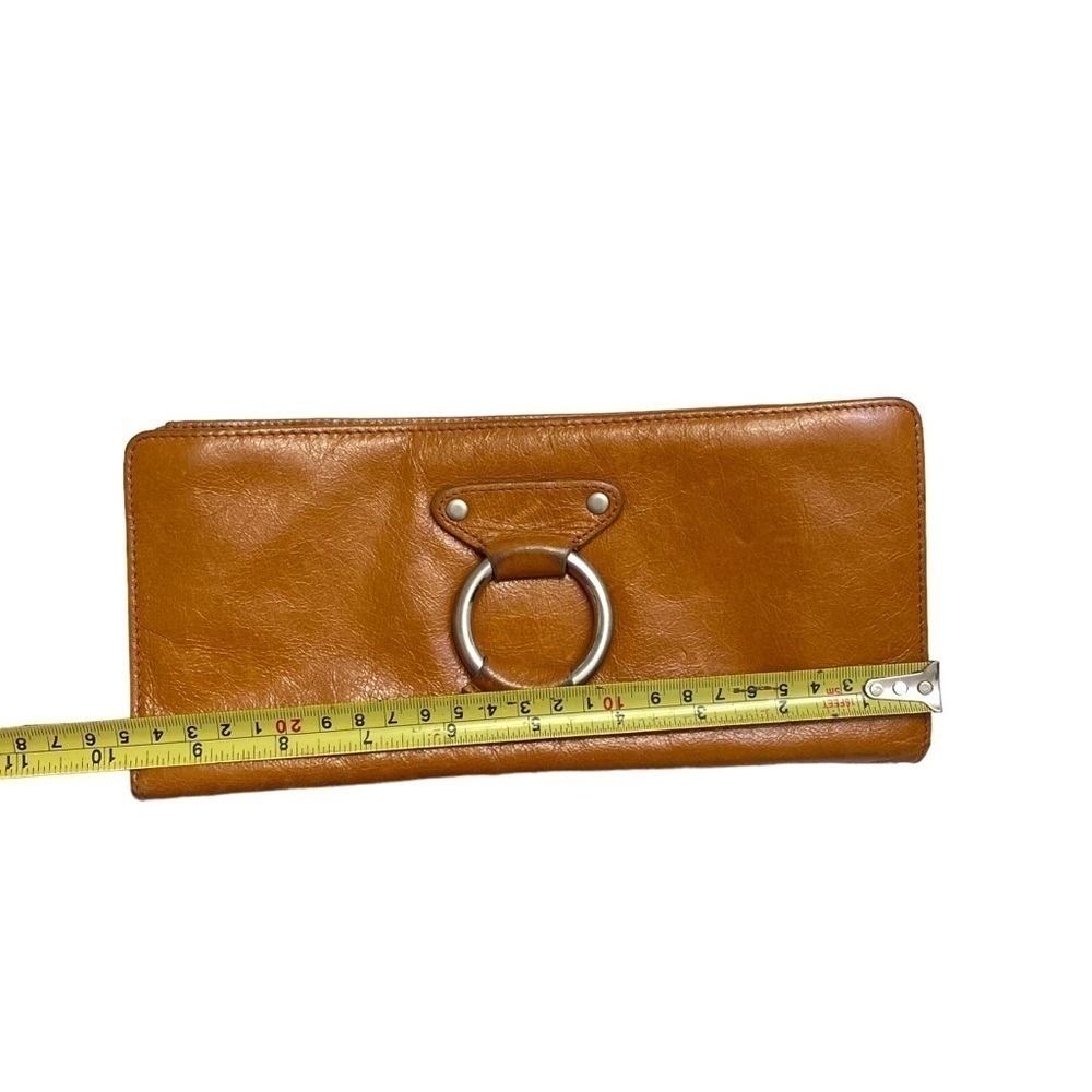 Hobo brown leather wristlet clutch bag - Picture 9 of 14